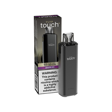 20mg VLYP Touch Pod Kit 600 Puff - Flavour: Grape Ice