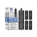 20mg Quadro 2.4K Pod Vape Kit Black Series 2400 Puffs - Flavour: Mr Blue