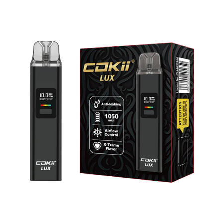 COKII LUX Refillable Pod Kit - Color: Black