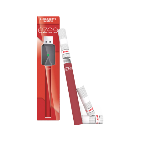 Ezee E Cigarette Starter Kit - Color: Red - Tobacco