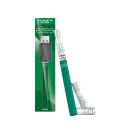 Ezee E Cigarette Starter Kit - Color: Green - Menthol