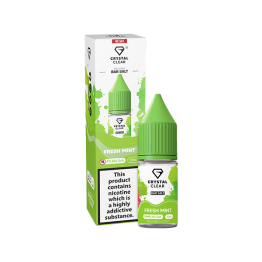 10mg Crystal Clear Nic Salt 10ml (50VG/50PG) - Flavour: Fresh Mint