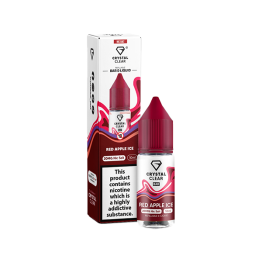 20mg Crystal Clear Nic Salt 10ml (50VG/50PG) - Flavour: Red Apple Ice