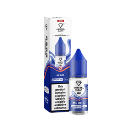 20mg Crystal Clear Nic Salt 10ml (50VG/50PG) - Flavour: Mr Blue