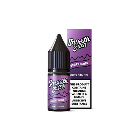 10mg Smooth Salts Nic Salt (50VG/50PG) - Flavour: Berry Burst