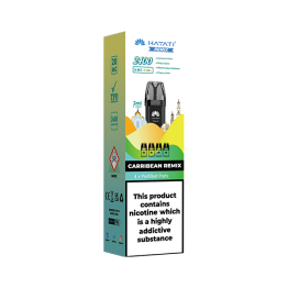 20mg Hayati Remix 2400 Replacement Pods 2400 Puffs - Flavour: Carribean Remix