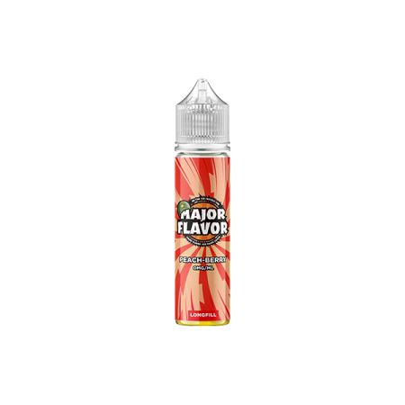 0mg Major Flavour 50ml Longfill (100PG) - Flavour: Peach-Berry