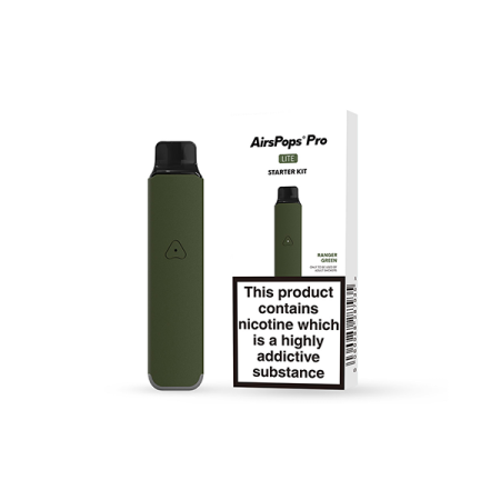 Air Scream Air Pops Pro Lite Vape Device Starter Kit - Color: Ranger Green