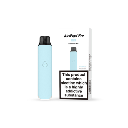 Air Scream Air Pops Pro Lite Vape Device Starter Kit - Color: Aqua Blue