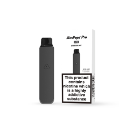 Air Scream Air Pops Pro Lite Vape Device Starter Kit - Color: Steel Grey