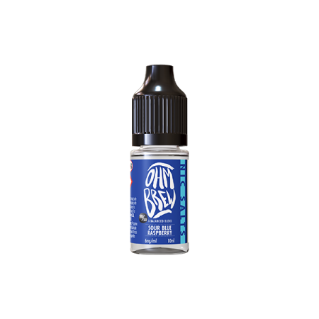 3mg Ohm Brew Balanced Blend 10ml Nic Salts (50VG/50PG) - Flavour: Sour Blue Raspberry