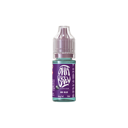 3mg Ohm Brew Balanced Blend 10ml Nic Salts (50VG/50PG) - Flavour: Mr Blue