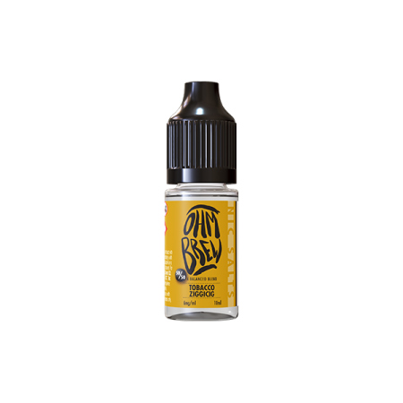 3mg Ohm Brew Balanced Blend 10ml Nic Salts (50VG/50PG) - Flavour: Tobacco Ziggicig