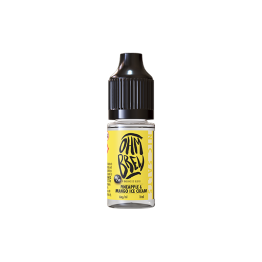 3mg Ohm Brew Balanced Blend 10ml Nic Salts (50VG/50PG) - Flavour: Pineapple & Mango Ice Cream