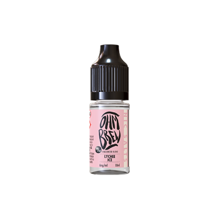 6mg Ohm Brew Balanced Blend 10ml Nic Salts (50VG/50PG) - Flavour: Lychee Ice