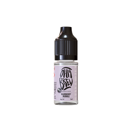 12mg Ohm Brew Balanced Blend 10ml Nic Salts (50VG/50PG) - Flavour: Blueberry Bubble