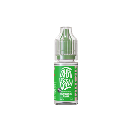 18mg Ohm Brew Balanced Blend 10ml Nic Salts (50VG/50PG) - Flavour: Watermelon Sugar