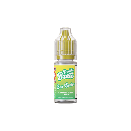 5mg Ohm Brew Bar Series Double Brew 10ml Nic Salts (50VG/50PG) - Flavour: Lemon & Lime