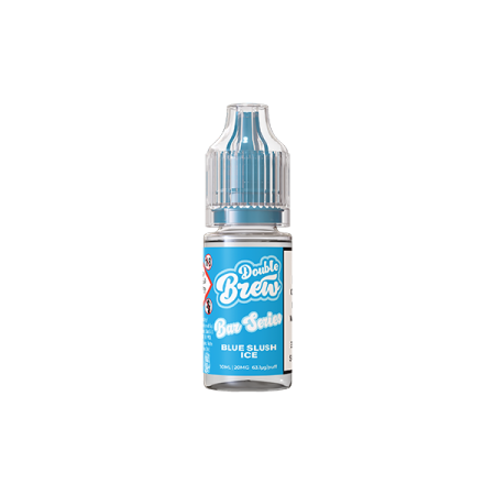 10mg Ohm Brew Bar Series Double Brew 10ml Nic Salts (50VG/50PG) - Flavour: Blue Slush Ice