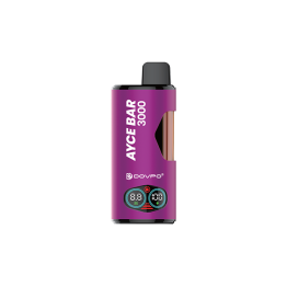 20mg Dovpo Ayce Bar 3000 4 in 1 Disposable Vape Kit - 3000 Puffs - Flavour: Berry Bar