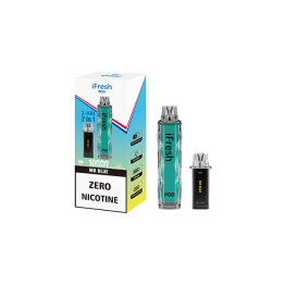 0mg iFresh 10000 2-HRI Disposable Pod Kit 10000 Puffs - Flavour: Mr Blue