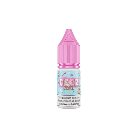 10mg Deez D'Nuts 10ml Nic Salts (50VG/50PG) - Flavour: White Choc Strawberry