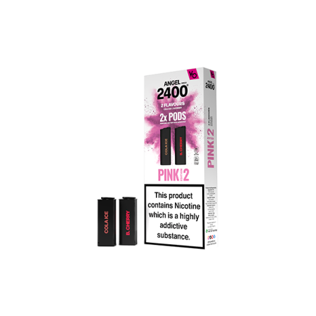 20mg Vapes Bars Angel 2400 Prefilled Pods 2ml - Flavour: Pink Edition 2