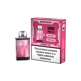 20mg Vapengin Venus Prefilled Pods 1200 Puffs - Flavour: Cherry Ice