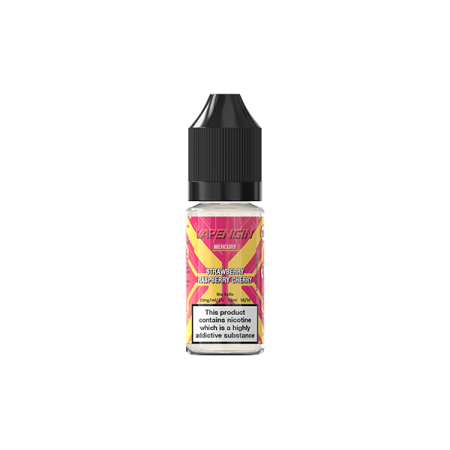 20mg Vapengin Mercury Nic Salts 10ml (50VG/50PG) - Flavour: Strawberry Raspberry Cherry