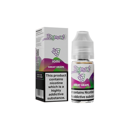 20mg Reymont Nic Salts 10ml (40VG/60PG) - Flavour: Great Grape