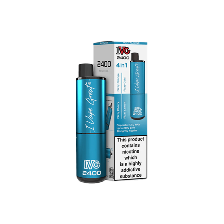 20mg I VG 2400 Disposable Vapes 2400 Puffs - 4 in 1 Edition - Flavour: Fizzy Edition