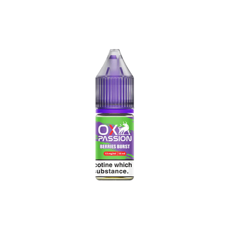 10mg OX Passion By OXVA 10ml Nic Salts (50VG/50PG) - Flavour: Berries Burst