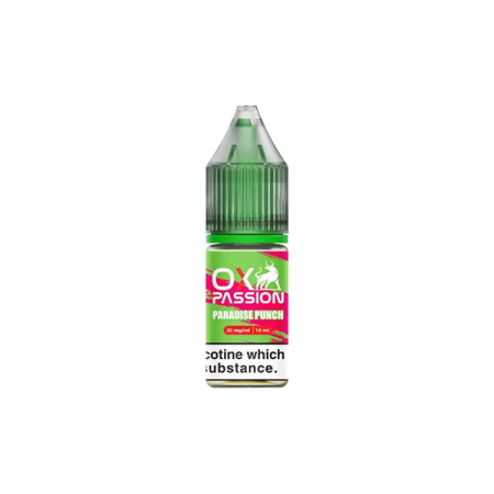 20mg OX Passion By OXVA 10ml Nic Salts (50VG/50PG) - Flavour: Paradise Punch