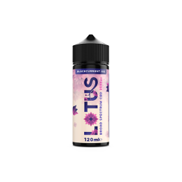 Lotus Leaf CBD 2500mg CBD Broad-Spectrum E-liquid 100ml (70VG/30PG) - Flavour: Blackcurrant Ice